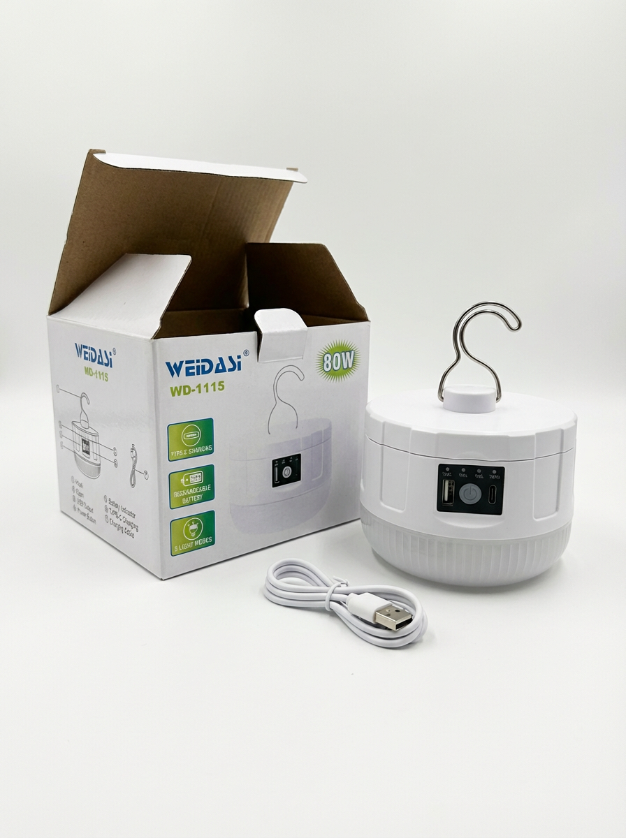 چراغ شارژی برند Weidasi مدل WD-1115